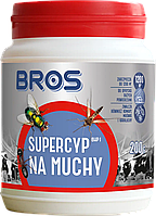 Средство от мух и комаров для домашних животных BROS SUPERCYP 6WP 200 г