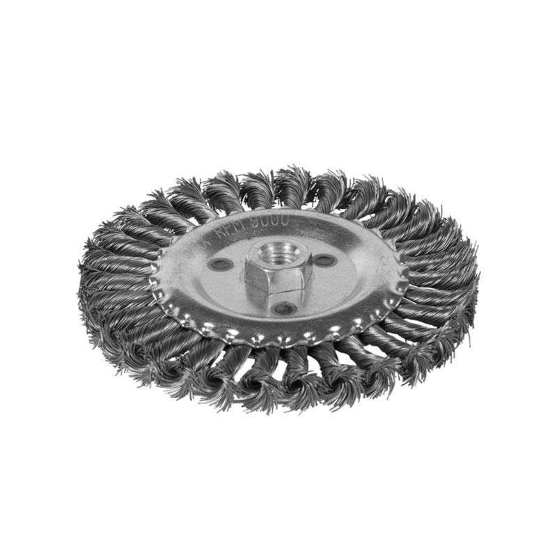 Щітка дротяна дископодібна Ø115мм М14×2 мм (сталева крученя) SIGMA (9021111), фото 1