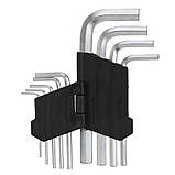 Ключі шестигранні 9 шт 1.5-10 мм CrV (короткі) SIGMA (4022011), фото 2