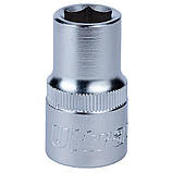 Насадка шестигранна коротка 1/2" 12 мм CrV ULTRA (6070122), фото 3
