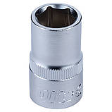 Насадка шестигранна коротка 1/2" 14 мм CrV ULTRA (6070142), фото 3