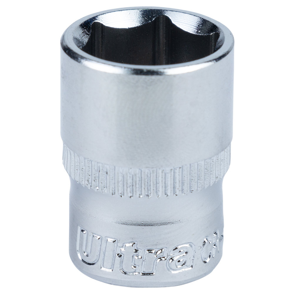 Насадка шестигранна коротка 1/4" 13 мм CrV ULTRA (6060132)