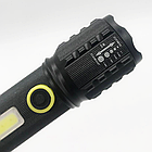 Потужний ліхтар ручний акумуляторний з USB, ZOOM та бічним світлом, BL-C61-P50 + Кейс / Ліхтарик тактичний, фото 8