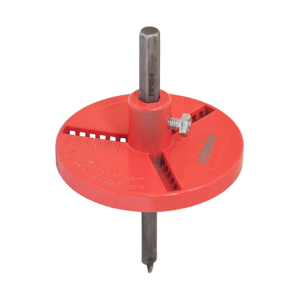 Основа-тримка для коронок кільцевих з вольфрамовим напиленням (Ø33, 43, 53, 67, 73, 83 мм) зі свердлом, фото 1