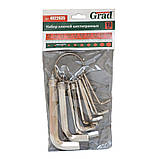 Ключі шестигранні 10ед, 1.5-10 мм GRAD (4022635), фото 2