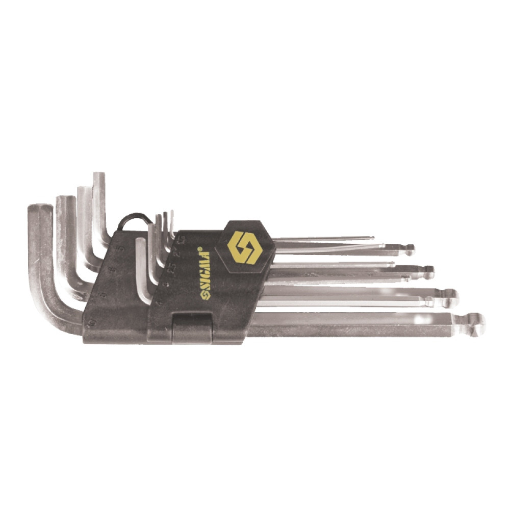 Ключі шестигранні 9 шт 1/16-3/8" CrV (середні) SIGMA (4022551)