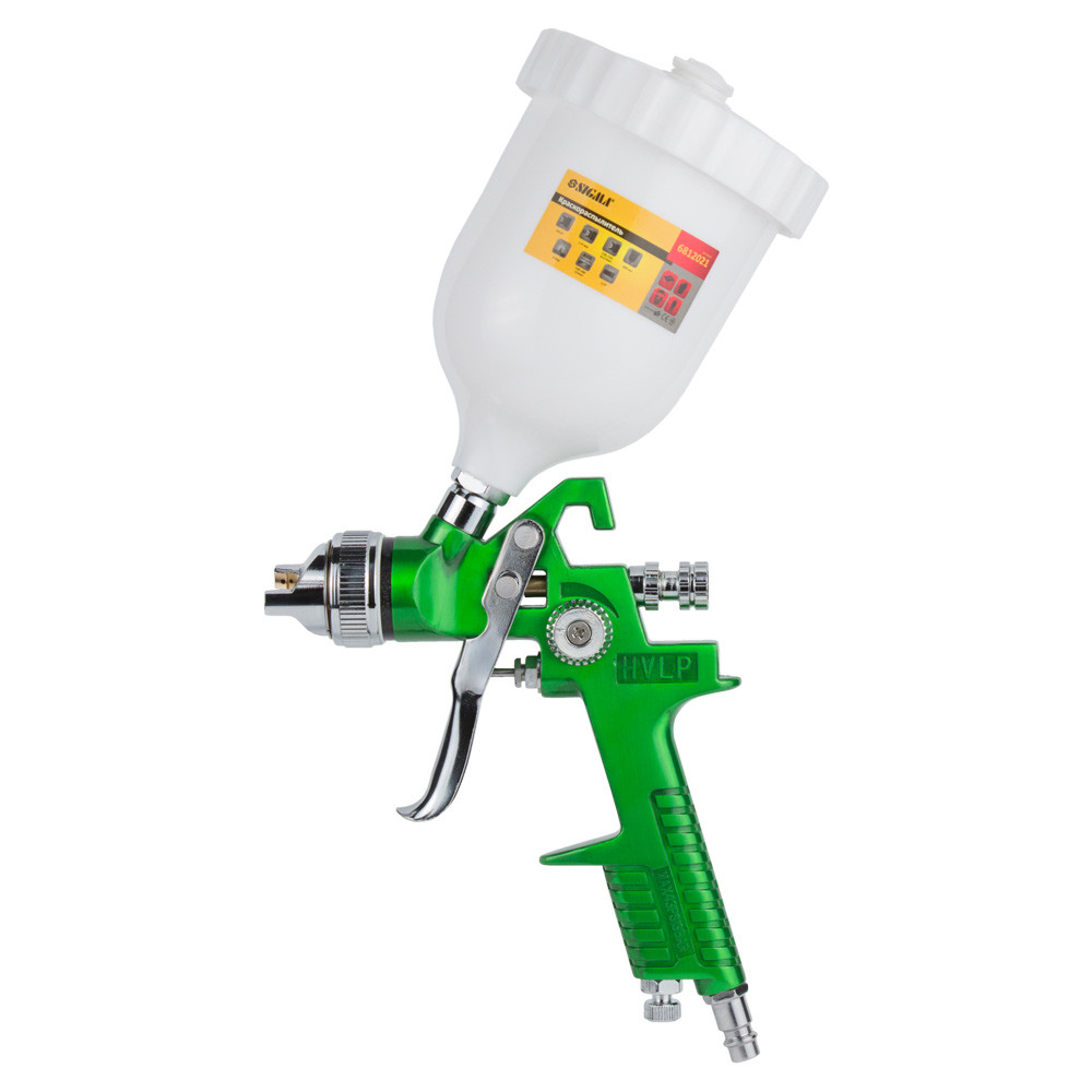 Фарборозпилювач HVLP Ø1.4 с у/б (зелений) SIGMA (6812021), фото 1