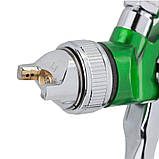 Фарборозпилювач HVLP Ø1.4 с у/б (зелений) SIGMA (6812021), фото 4