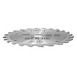 Диск пиляльний для дерева з твердосплавними напайками Ø 180×22.2 (20)×24Т, 8000об/хв GRAD (1957525), фото 3