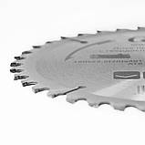 Диск пиляльний для дерева з твердосплавними напайками Ø 180×22.2 (20)×40Т, 8000об/хв GRAD (1957545), фото 2