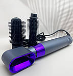 Фен для волосся 3в1 стайлер для волосся з насадками Pro Hot 880. Однокроковий фен щітка, фото 4