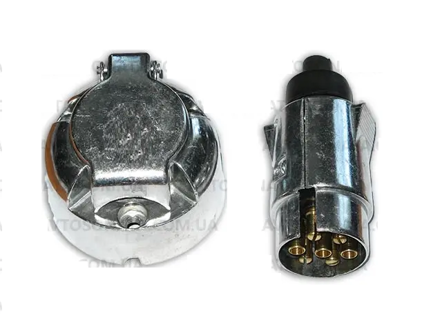 TL 711 (12V) Роз'єм для причепа тато/мама ПС-300 (метал)