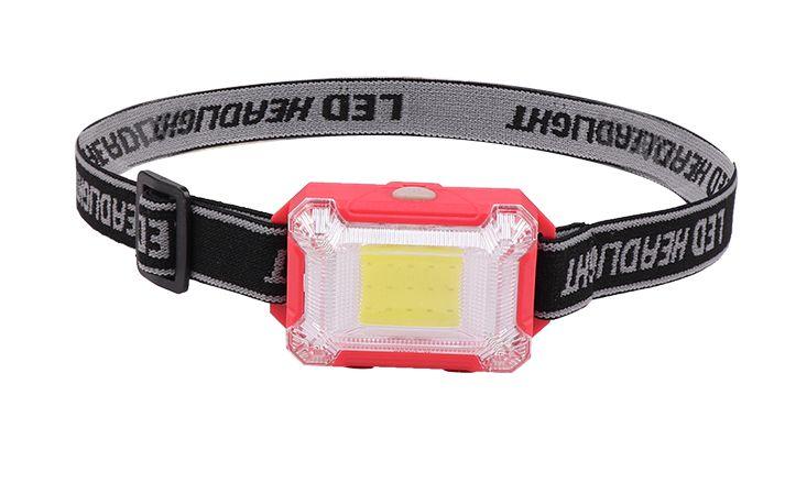 Ліхтар налобний Quantum QM-FL4030 Simply COB живлення 3xAAA/LR03 батарейки
