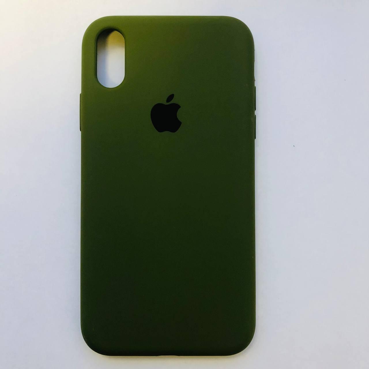 Чохол-накладка Silicone Case для Apple iPhone XR Pinery Green