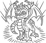 Набір для розпису по контурах для дітей Riviera Blanca Дракон 25x25 см (КА-065), фото 3