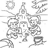 Набір для розпису по контурах для дітей Riviera Blanca Літо 25x25 см (КА-076), фото 3