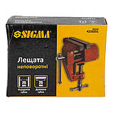 Тиски неповоротні 25 мм для дрібних робіт SIGMA (4210251), фото 2