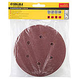 Шліфувальний круг 6 отворів Ø150 мм P80 (10 шт.) SIGMA (9122251), фото 5