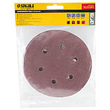Шліфувальний круг 6 отворів Ø150 мм P180 (10 шт.) SIGMA (9122291), фото 5