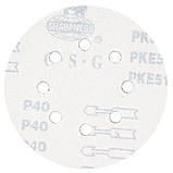 Шліфувальний круг 8 отворів Ø125мм P40 (10 шт.) SIGMA (9122631), фото 2