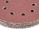 Шліфувальний круг 8 отворів Ø125мм P60 (10 шт.) SIGMA (9122641), фото 4