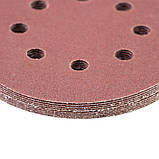 Шліфувальний круг 8 отворів Ø125мм P100 (10 шт.) SIGMA (9122661), фото 4