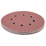 Шліфувальний круг 8 отворів Ø125мм P120 (10 шт.) SIGMA (9122671), фото 3