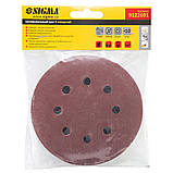 Шліфувальний круг 8 отворів Ø125мм P180 (10 шт.) SIGMA (9122691), фото 5