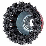 Щітка дротяна чашоподібна Ø65 мм М14 × 2 мм (сталева вита) SIGMA (9026061), фото 3