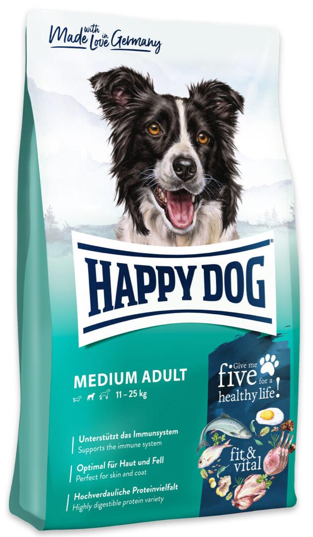 Happy Dog Medium Adult (Хеппі Дог Медіум Едалт) сухий корм для дорослих собак середніх порід