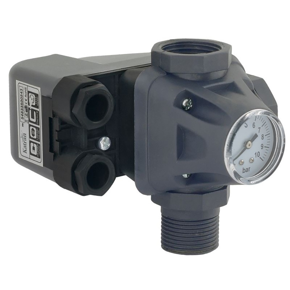 Комплект автоматики 1.4-2.8 бара 1"F×1"M×1"F WETRON SK-9.1 (779751), фото 1