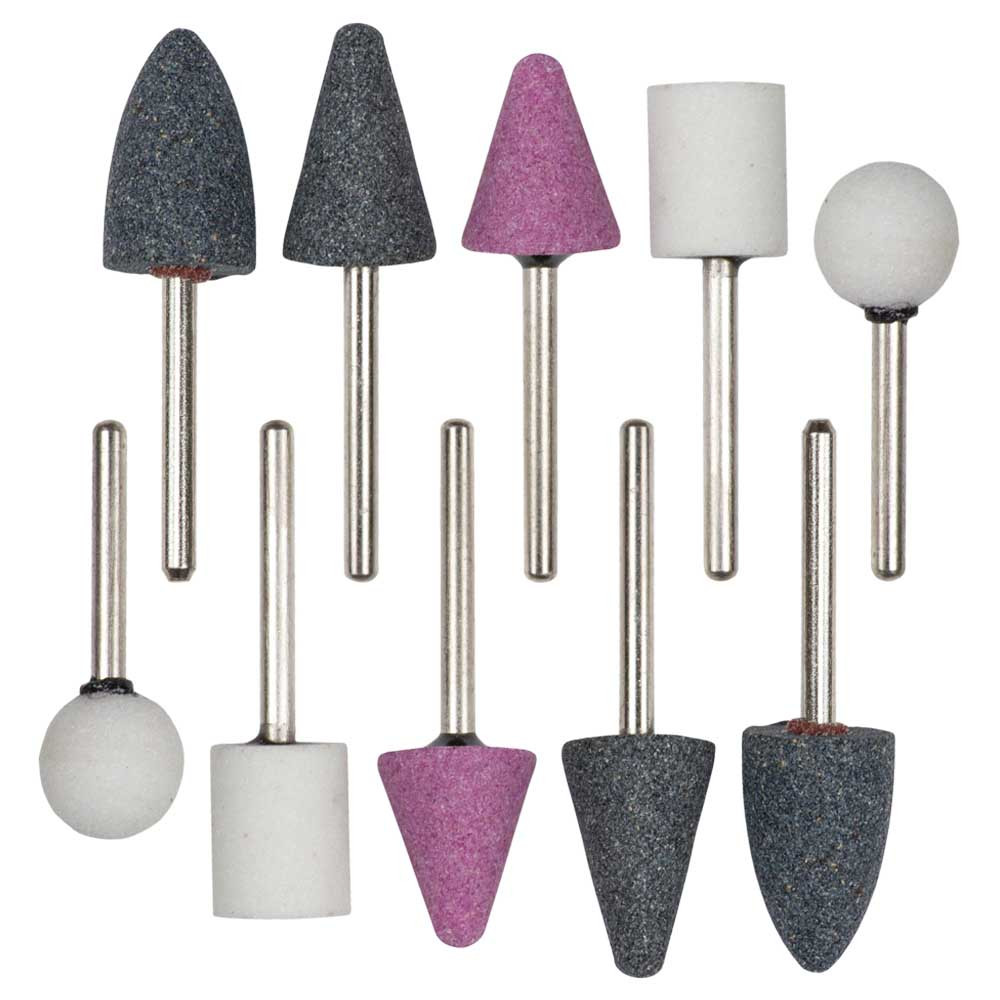 Набір головок шліфувальних 10 шт. хвостовик Ø 3.2 мм SIGMA (9190021), фото 1