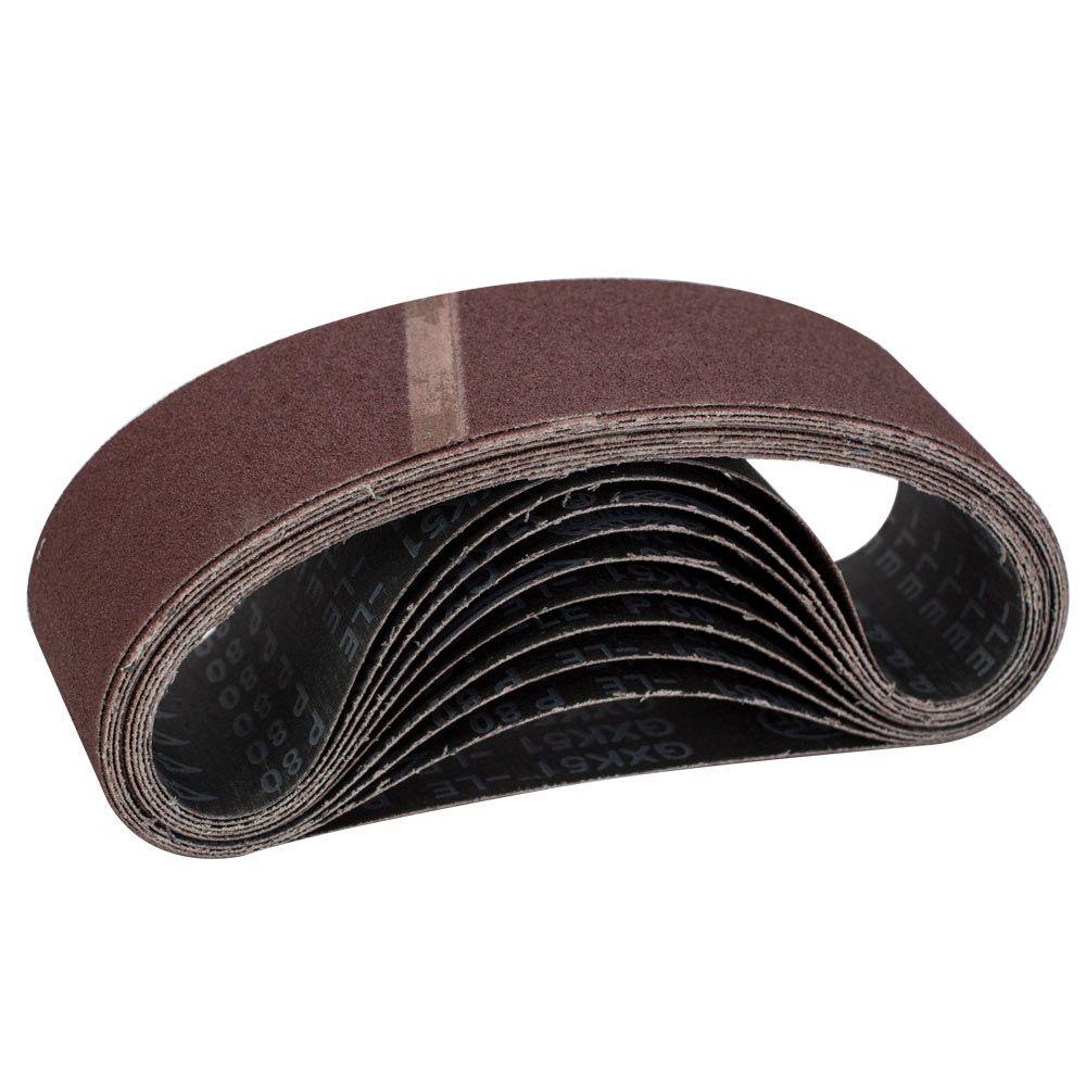 Стрічка шліфувальна нескінченна 75×533мм P80 (10 шт.) SIGMA (9152081), фото 1