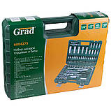Набір насадок торцевих і біт 1/4", 1/2" 108 шт GRAD (6004275), фото 7