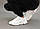 Білі шкіряні кросівки Adidas Ozweego White (Адідас Озвиго чоловічі і жіночі розміри 36-45) рефлектив, фото 3