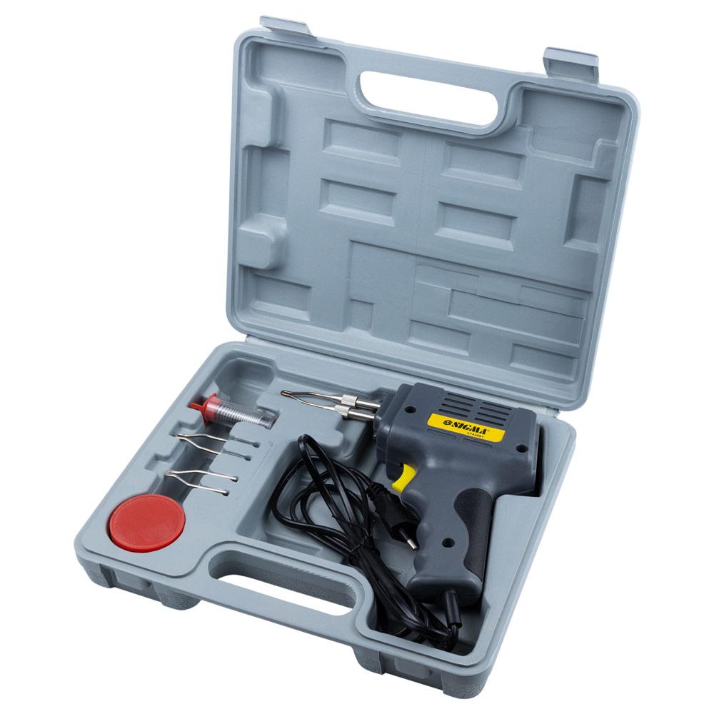 Паяльник імпульсний 200 Вт + аксесуари 5 шт. кейс SIGMA (2742061), фото 1