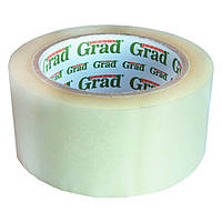 Скотч упаковковий прозорий 45 мм×100 м GRAD (8401025)