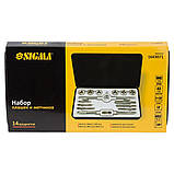 Набір плашок і позначників 14 предметів (металевий кейс) SIGMA (1643071), фото 6