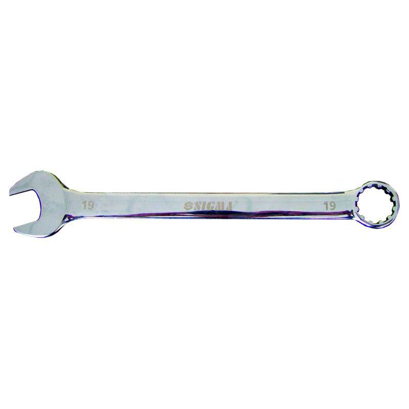Ключ ріжково-накидний 21 мм CrV head polished SIGMA (702721z)
