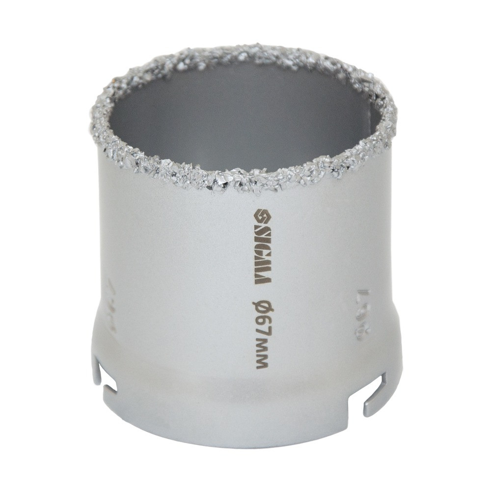 Коронка кільцева з вольфрамовим напиленням 67 мм SIGMA (1512151), фото 1