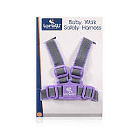 Детские вожжи Lorelli Baby Walk Safety Harness Серо-фиолетовый