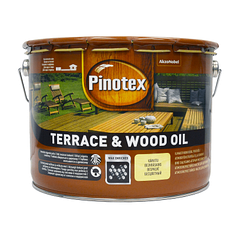 PINOTEX Terrace and Wood Oil, олія для деревини атмосферостійка, безколірна, 10л