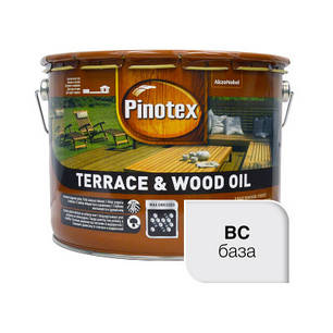 PINOTEX Terrace and Wood Oil, олія для деревини атмосферостійка, безколірна, 10л, фото 2