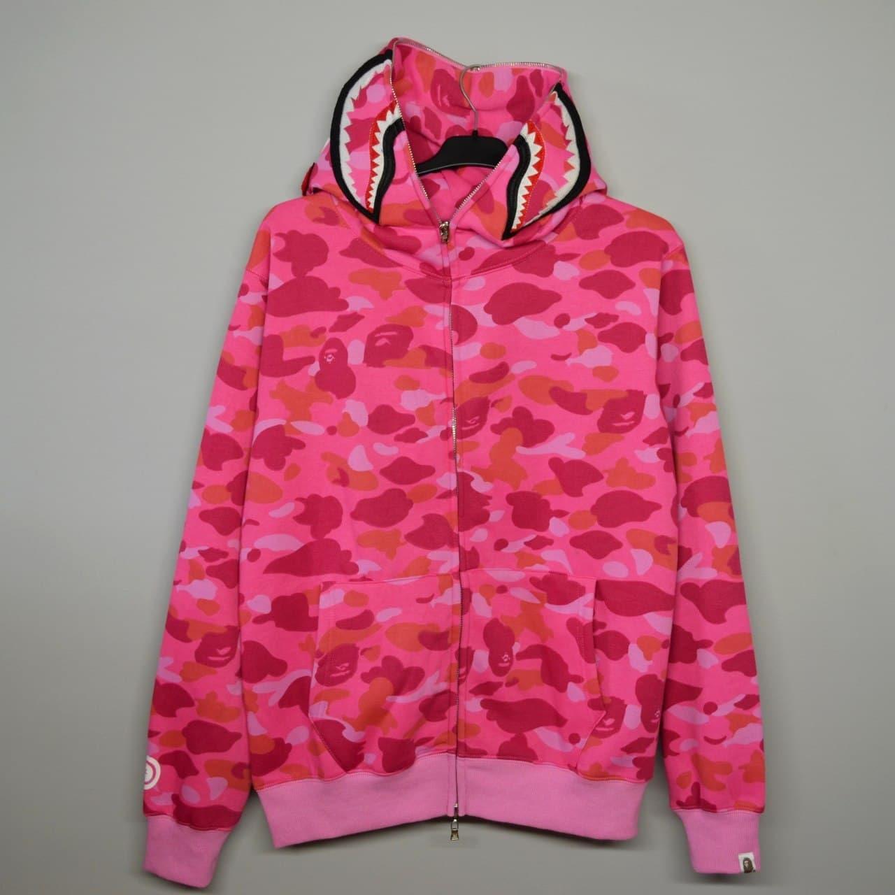 Худі рожева унісекс Bape Camo Pink. Стильні молодіжні толстовки Бейп Камо. Молодіжні худі у рожевому кольорі
