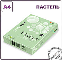 Бумага цветная пастель NIVEUS зеленый, MG28, А4/80, 500арк. (A4.80.NVP.MG28.500)