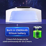 Акумуляторна лампа UV/LED S 90 для сушіння гель-лаку, 15600 mAh - 72 Вт., фото 4