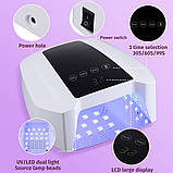 Акумуляторна лампа UV/LED S 90 для сушіння гель-лаку, 15600 mAh - 72 Вт., фото 3