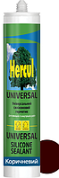 Силиконовый герметик HERCUL UNIVERSAL 280 мл коричневый