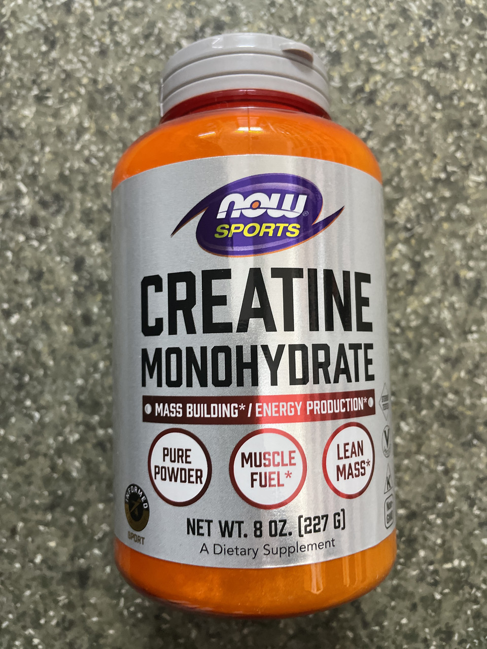 Креатин, Now Foods, Creatine Monohydrate, 227 grams, фото 1