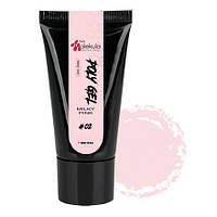 POLY GEL №02 MILKY PINK, Полігель для нігтів (МОЛОЧНО РОЖЕВИЙ)